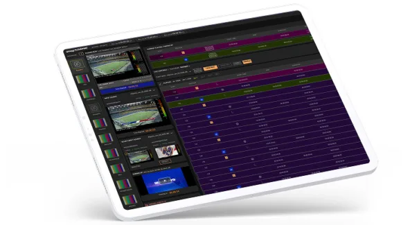 Amagi - Cloudport UI tablet