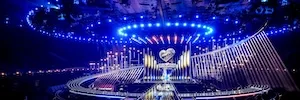 Robe deslumbra en Eurovisión 2026 con cerca de 550 luminarias Robe deslumbra en Eurovisión 2026 con cerca de 550 luminarias