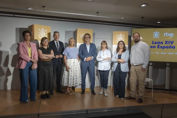 Presentación cobertura RTVE visita León XIV