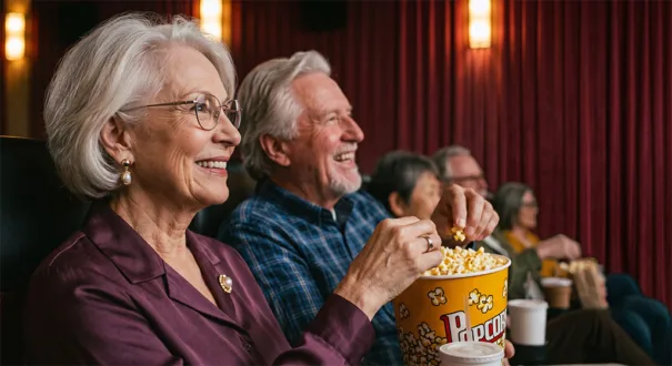 Cine Senior - Persona tercera edad sala