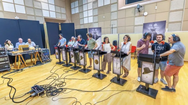 Grabación de 'El buscón' (RNE)