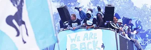 El Coventry City celebra su regreso a la Premier League en directo con LiveU